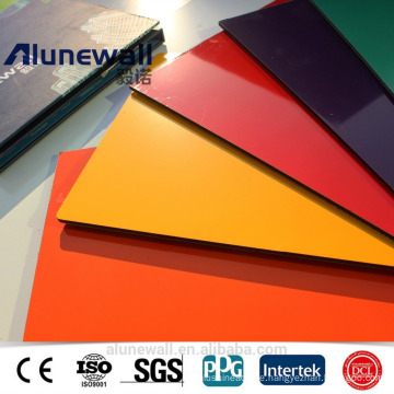 Alufenew 4mm Aluminium Verbundplatte / Verbundplatte ACP Aluminium / verschiedene Arten von Aluminium-Verbundplatte